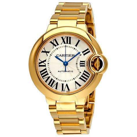 cartier ballon gold|Cartier ballon bleu watch price.